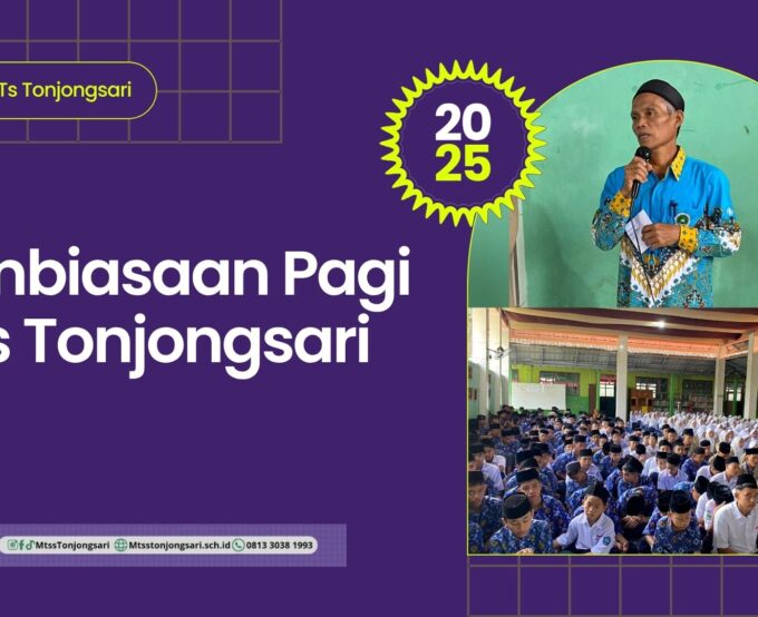 Pembiasaan Sholat Duha dan Public Speaking di MTs Tonjongsari